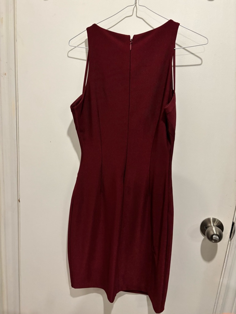 GUESS Wine Red Strappy Midi Sheath Dress - Picture 6 of 6